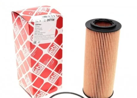 Фільтр масляний BMW 1.8, 2.0, 4.5 D 04-10 (пр-во FEBI) FEBI BILSTEIN 26706