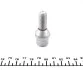 Болт колісний DACIA / RENAULT Duster / Fluence / Kangoo / Scenic 07 - 27756