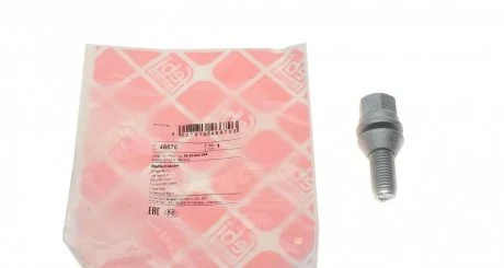 Болт колісний DACIA / NISSAN / RENAULT L = 53mm 08 - FEBI BILSTEIN 46670