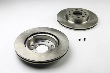 Гальмівний диск перед (К-кт 2 шт) Caddy III/Golf V/VI/Jetta/Octavia 04- (280x22)(2 шт.) FERODO DDF1223