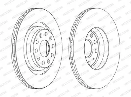 Тормозной диск FERODO DDF1503C