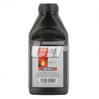 Жидкость тормозная dot 4 0.5л FERODO FBX050