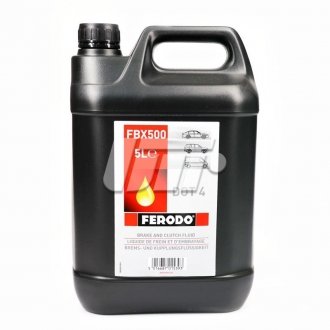 Тормозная жидкость гидравлическая объемом 5л FERODO FBX500 (фото 1)