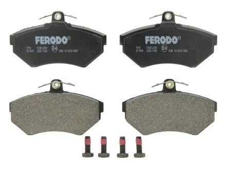 Тормозные колодки, к-кт FERODO FDB1289 (фото 1)