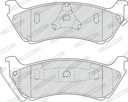 Гальмівні колодки, к-кт FERODO FDB1401