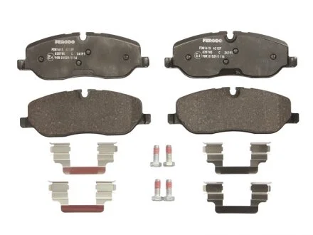 Тормозные колодки перед. Land Rover Diccovery III,IV 04- /Range Rover III, Sport 02-13 (TRW) FERODO FDB1615 (фото 1)