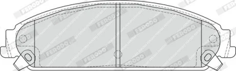 Колодки тормозные дисковые FERODO FDB4078 (фото 1)