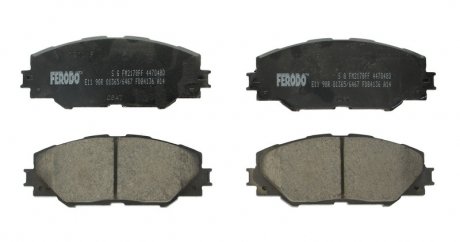 Колодки тормозные дисковые, к-кт. FERODO FDB4136