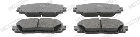 Колодки гальмівні дискові, к-кт. FERODO FDB4310