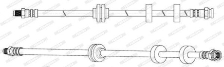 Шланг гальмівний FERODO FHY2771 (фото 1)