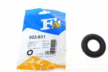 Резиновый кронштейн крепления глушителя (кольцо)124/201/123 Fischer Automotive One (FA1) 003-931 (фото 1)