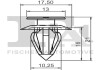 Кліпса кріплення (затискач) Fischer Automotive One (FA1) 11-40003.5 (фото 2)