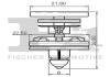 Кліпса кріплення (затискач) Fischer Automotive One (FA1) 11-40022.10 (фото 2)