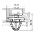 Кліпса кріплення (затискач) Fischer Automotive One (FA1) 11-40040.5 (фото 2)