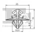 Кліпса кріплення (затискач) Fischer Automotive One (FA1) 11-40122.5 (фото 2)