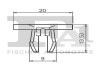 Кліпса кріплення (затискач) Fischer Automotive One (FA1) 13-60002.5 (фото 2)