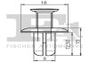 Кліпса кріплення (затискач) Fischer Automotive One (FA1) 73-30003.10 (фото 2)