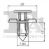 Кліпса кріплення (затискач) Fischer Automotive One (FA1) 75-30005.5 (фото 2)