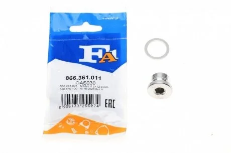 Сливной болт Fischer Automotive One (FA1) 866.361.011