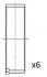 Вкладиши шатунні + 0.25 Opel 1.0 16V X10XE/Z10XE Fischer Automotive One (FA1) BB2020-025 (фото 1)
