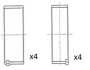 Вкладиші шатунні STD Psa 2.0HDI DW10A/B Fischer Automotive One (FA1) BB2069-STD (фото 1)