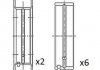 Вкладыши коренные +0.50 Opel 1.0 16V X10XE / Z10XE Fischer Automotive One (FA1) BM1016-050 (фото 1)