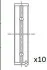 Вкладыши коренные (0.10) Fiat Palio / Punto 1.2 03- Fischer Automotive One (FA1) BM1052-010 (фото 1)