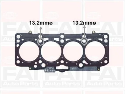 (1 отверстия) Прокладка Г / Б Audi A3 Seat Cordoba, Leon, Skoda Octavia 1.9 TDI 99-06 Fischer Automotive One (FA1) HG1013