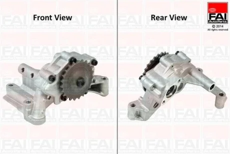 Масляний насос VAG A3 / A4 / A5 / A6 / Q5 / Suoerb / Golf VI / Passat / Passat CC / Tiguan 2.0Tdi 03- Fischer Automotive One (FA1) OP309