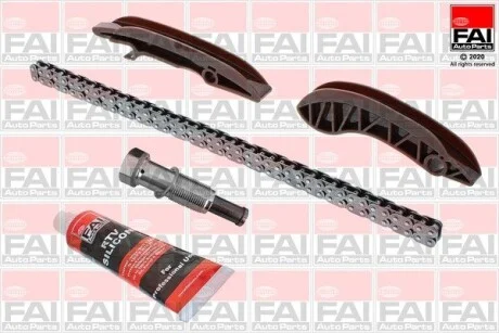 (86 Link Chain) Комплект цепи ГРМ верх. BMW 1 (E81, E82, E87, E88, F20, F21), 2 (F22, F87), 3 (E90, E91, E92, E93, F30, F35, F80, F31) 1.6D / 2.0D / 3.0D 11.03 - Fischer Automotive One (FA1) TCK133
