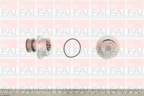 Водяная помпа Opel Astra F / G / Corsa B / Vectra B 1.4 16V / 1.6 16V 1993- Fischer Automotive One (FA1) WP3084 (фото 1)