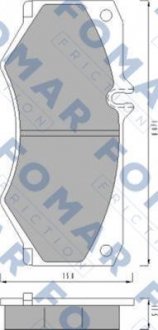 Колодки гальмівні дискові FOMAR FO 426181
