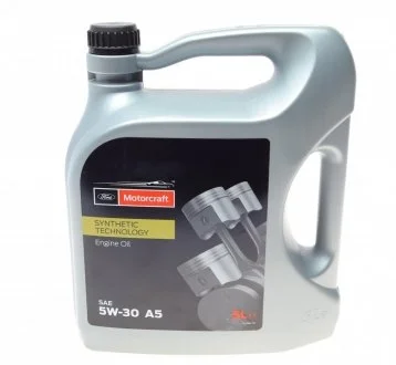 Масло моторное синтетическое Ford Motorcraft 5W-30 A-5 5L FORD 15CF54