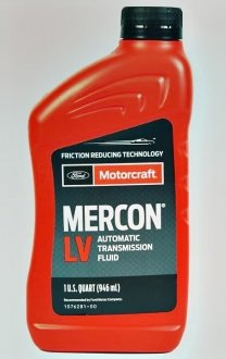 Масло трансмиссионное Motorcraft Mercon LV Automatic, 0,946 л FORD XT10QLVC (фото 1)