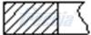 Кільця поршневі PEUGEOT STD o̸75 1 цил. FR10371600