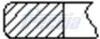 Кільця поршневі STD (1Cyl) 79,50mm VW GOLF 1.6TDI 13-18, PASSAT 1.6D 14- SKODA OCTAVIA 1.6D (Euro 5/6) FR10-502200