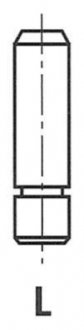 Напрямна клапана (ремонтний розмір D 12,1мм)) FRECCIA G2948 (фото 1)