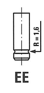 Клапан впускний FIAT 3989 / RNT IN FRECCIA R3989RNT (фото 1)