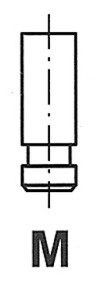 Клапан впускний MB 4917 / SCR IN FRECCIA R4917SCR