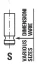 Випускний клапан (25,45x5x102,5) DACIA DOKKER, DUSTER, LODGY LADA VESTA, XRAY RENAULT ARKANA I, CAPTUR I, CAPTUR II, CLIO V, FLUENCE, KAPTUR, LOGAN/STEPWAY II, MEGANE III 1.6-1.6LPG 01.13- FRECCIA R6967RNT (фото 1)