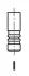Випускний клапан (28,45x5,5x107,2) FORD FIESTA VII, FOCUS IV, KUGA III, PUMA 1.5 04.18- FRECCIA R8026RNT (фото 1)