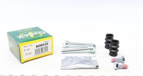 Ремкомплект направляющих суппорта AUDI / RENAULT / SKODA / VW задняя сторона 00 - FRENKIT 808020