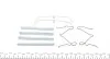 Монтажний комплект TOYOTA Land Cruiser 84 – передня сторона FRENKIT 901050 (фото 2)