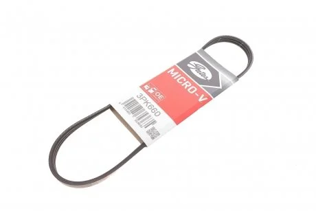 Поліклиновий ремінь Gates 3PK660
