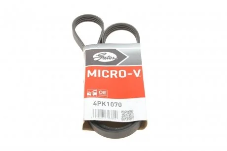 Ремень приводной поликлиновой Gates 4PK1070
