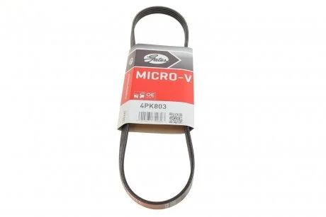 Пасок поліклиновий 4PK800 Gates 4PK803