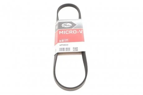 Ремень приводной поликлиновой Gates 4PK823