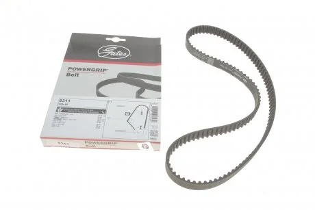 Ремінь ГРМ VW Golf, Vento 1.4 (ABD - eng.) 91-95, SE Gates 5311