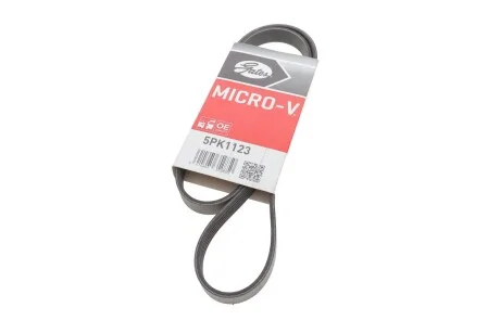 Ремень приводной агрегатов BMW / Citroen / Lada / MB / Mitsubishi / Nissan / Opel / Peugeot / Renault / Toyota / Volvo Gates 5PK1123