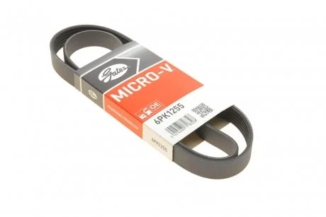 Ремень приводной поликлиновой Gates 6PK1255